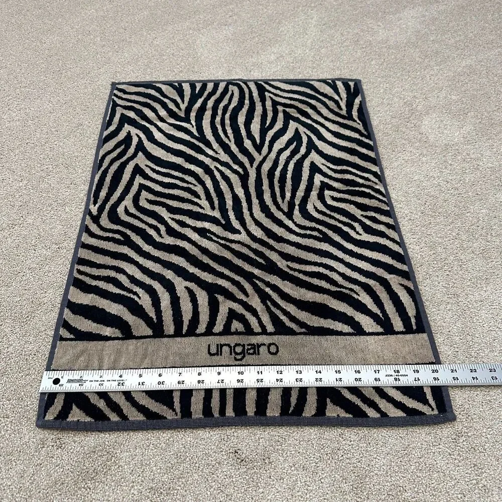 Emanuel Ungaro Zebra Print Hand Towel